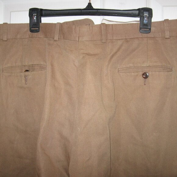 Napoleon Khyber Khaki Wool Dress Pants Men's 38 x 32 - Picture 4 of 4